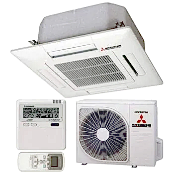 Кассетный кондиционер Mitsubishi Heavy FDTC25VH1/SRC25ZS-W