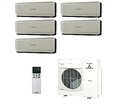 Мультисплит-система Mitsubishi Heavy SCM100ZМ-S + SRK20ZS-WT*3 + SRK25ZS-WT + SRK50ZS-WT