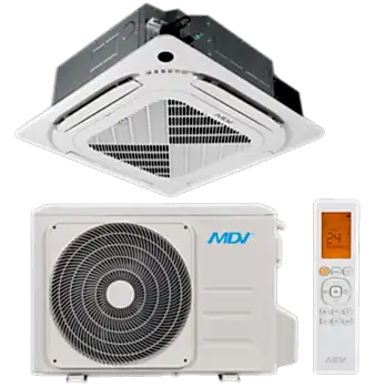 Кассетный кондиционер MDV MDCD-24HRFN8/T-MBQ4-04BD/MDOU-24HFN8